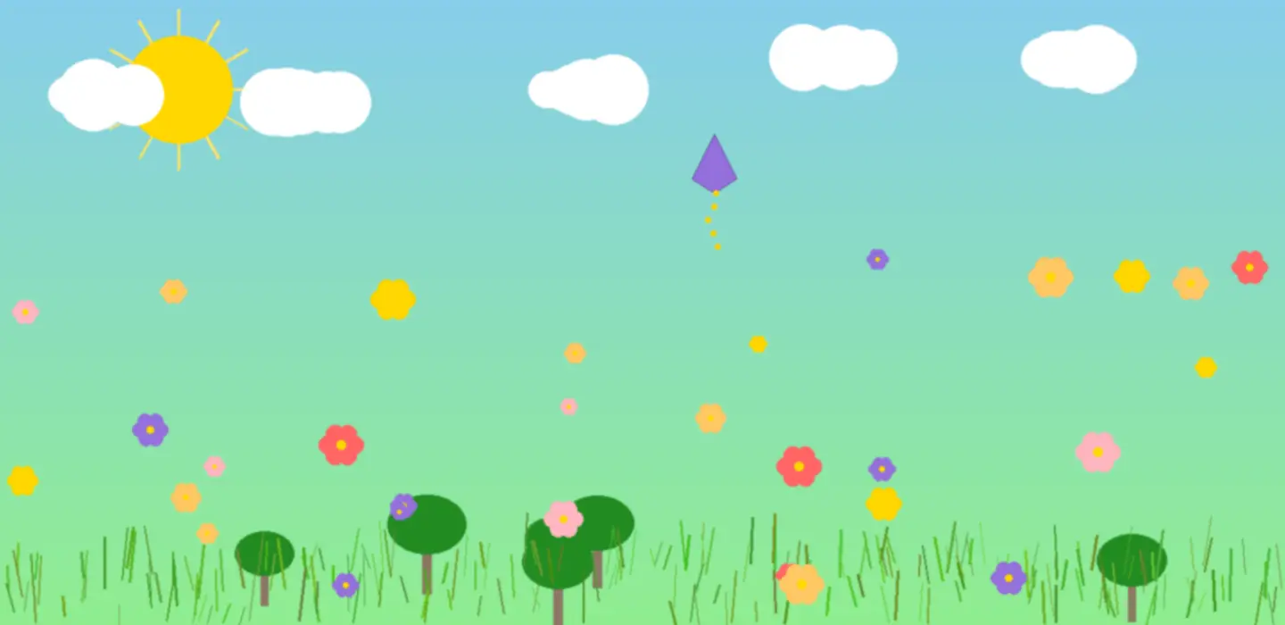 草地风筝飞扬的午后 - 17c入口