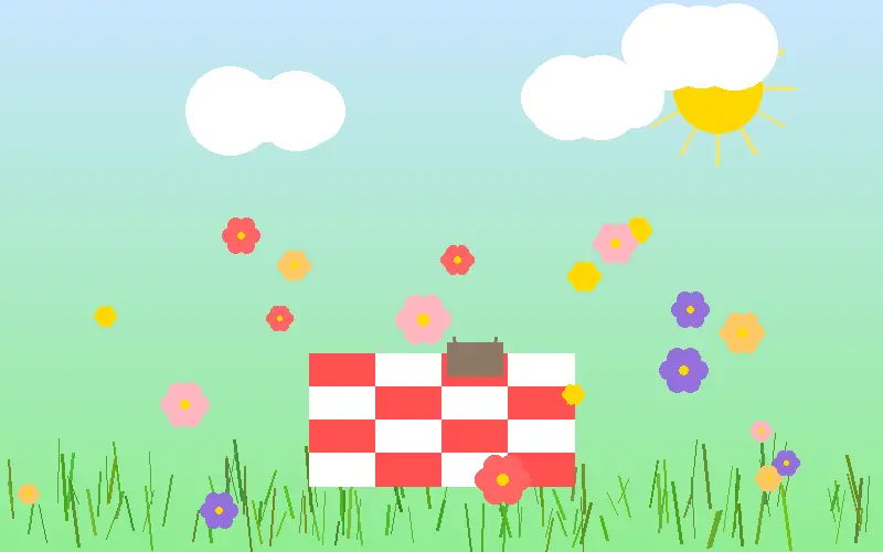 莫奈花园风格野餐布置 - 17c入口